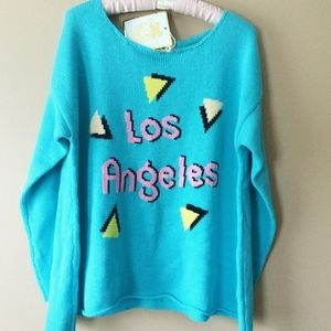 WILDFOX WHITE LABEL RARE LOS ANGELES SWEATER NWOT!